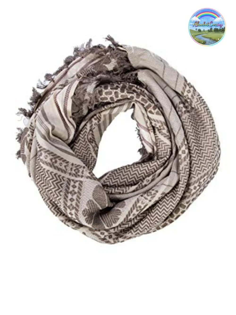 Cotton Shemagh Tactical Desert Wrap Keffiyeh Head Neck Scarf 49x49